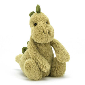 Jellycat Bashful Plush Toy - Dino (Small, 7 inch) Default Title