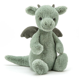 Jellycat Bashful Plush Toy - Dragon (Medium,12 inch) Default Title