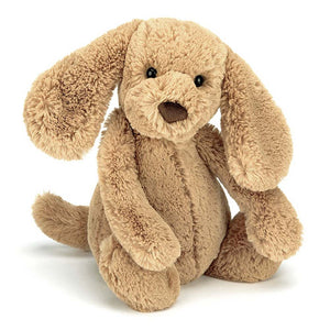 Jellycat Bashful Plush Toy - Toffee Puppy (Small, 7 inch) Default Title