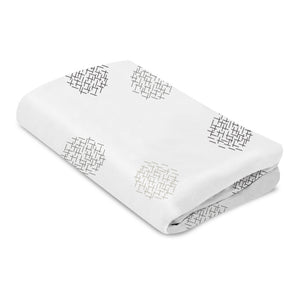 4Moms Mamaroo Sleep Bassinet Sheet - White Crosshatch Default Title