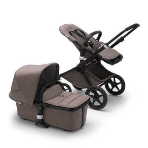 Bugaboo Fox2 Complete Stroller - Mineral Taupe Sun Canopy & Mineral Taupe Fabrics on Black Chassis Default Title