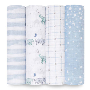 Aden + Anais Classic 4-Pack Muslin Swaddles - Rising Star Default Title