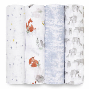 Aden + Anais Classic 4-Pack Muslin Swaddles - Naturally Default Title