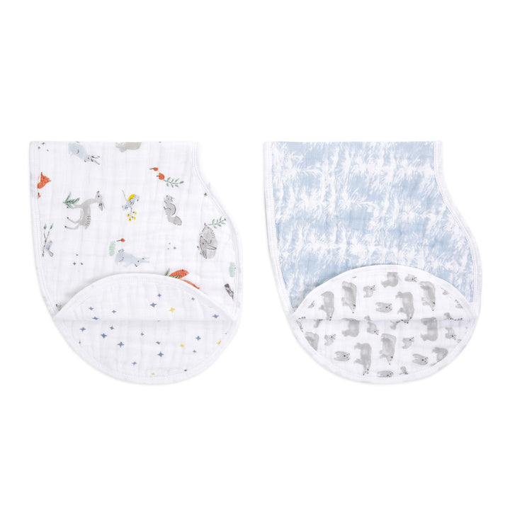 Aden + Anais Classic 2-Pack Burpy Bibs - Naturally