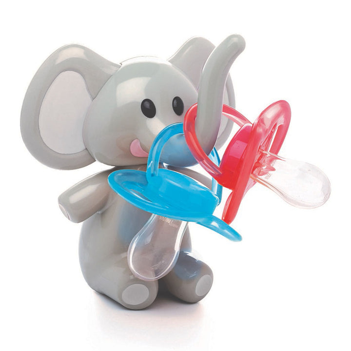 Melii Elii The Elephant Pacifier Holder - Grey Ears