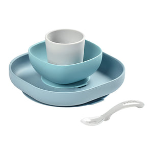 Beaba Silicon Suction Meal Set - Rain Default Title