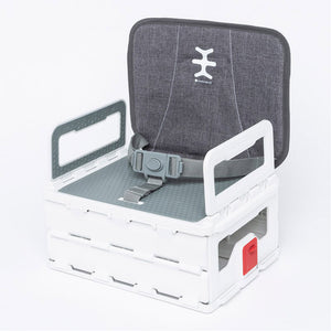 Nikidom Flat-Pack Foldable Booster Seat - Heather Grey Default Title