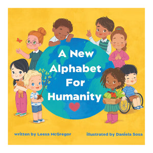 A New Alphabet For Humanity Hardcover Children's Book Default Title