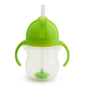 Munchkin Any Angle Click Lock Weighted Straw Trainer Cup - Green (7oz) Default Title