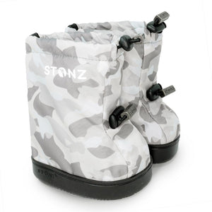 Stonz Toddler Booties - Light Grey Camo (Extra Large, 2-3 Years) Default Title