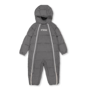 Stonz Puffer Snow Suit - Heather Grey (0-6 Months) Default Title