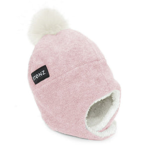 Stonz Baby Fleece Hat - Haze Pink (0-6 Months) Default Title