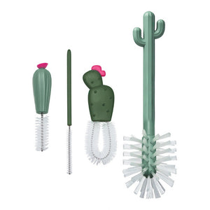 Boon Replacement CACTI 4-Piece Bottle Cleaning Brush Set - Sage Default Title