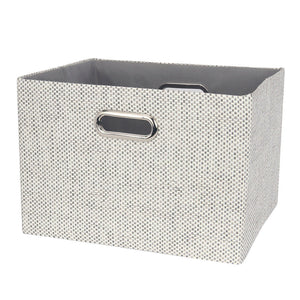 Lambs & Ivy Foldable and Collapsible Storage Bin - Grey Default Title