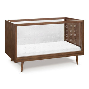 Ubabub Nifty Clear 3-in-1 Convertible Crib - Walnut Default Title