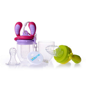 Kidsme Food Feeder Starter Pack - Lime & Lavender Default Title