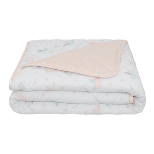 Living Textiles Baby/Toddler Quilted Jersey Comforter - Ava Birds Default Title