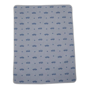 David Fussenegger JUWEL Baby Blanket - Blue Cars Allover Default Title