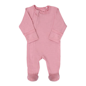 Coccoli Tencel Modal Footie Sleeper Silver Pink (Discontinued) 6 Months (14-16 lbs) Core