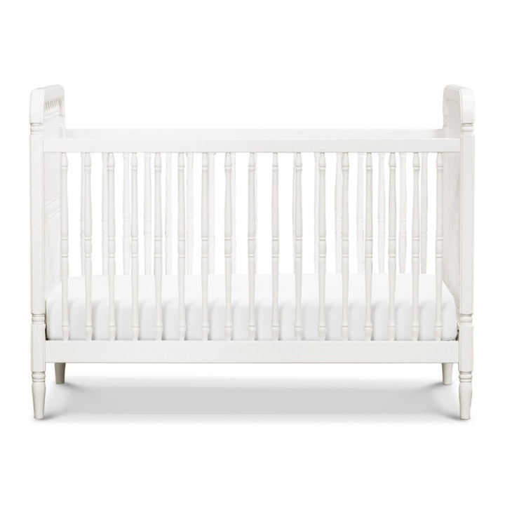 Namesake Liberty 3-in-1 Convertible Spindle Crib with Toddler Bed Kit - Warm White