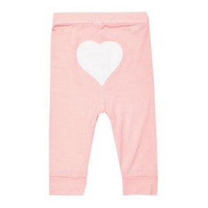 Earth Baby Bamboo Silky Comfy Pants - Pink Heart (6-12 Months) Default Title