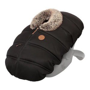 Petit Coulou Eco Winter Cover for Infant Car Seats Licorice Eco Wolf