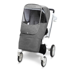 Manito Melange Beta Stroller Weather Shield - Dark Grey Default Title