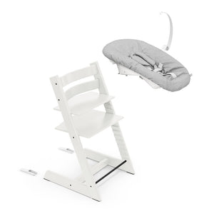 Tripp Trapp Chair with Newborn Set White