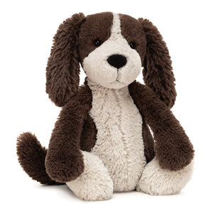 Jellycat Bashful Plush Toy - Fudge Puppy (Medium, 12 inch) Default Title