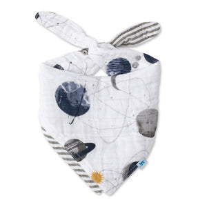 Little Unicorn Cotton Muslin Reversible Bandana Bib - Planetary Default Title