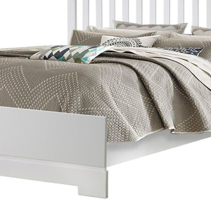 TULIP 54 inch Double Bed Conversion Rails with Low Profile Footboard for Olson Cribs - White Default Title