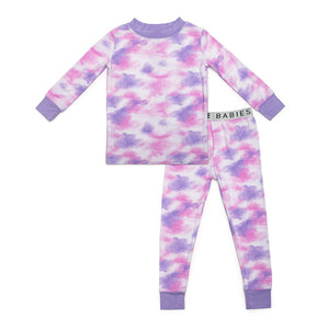 Bougie Babies 2-Piece Bamboo Pyjama Set To Tie Dye For 2 Years