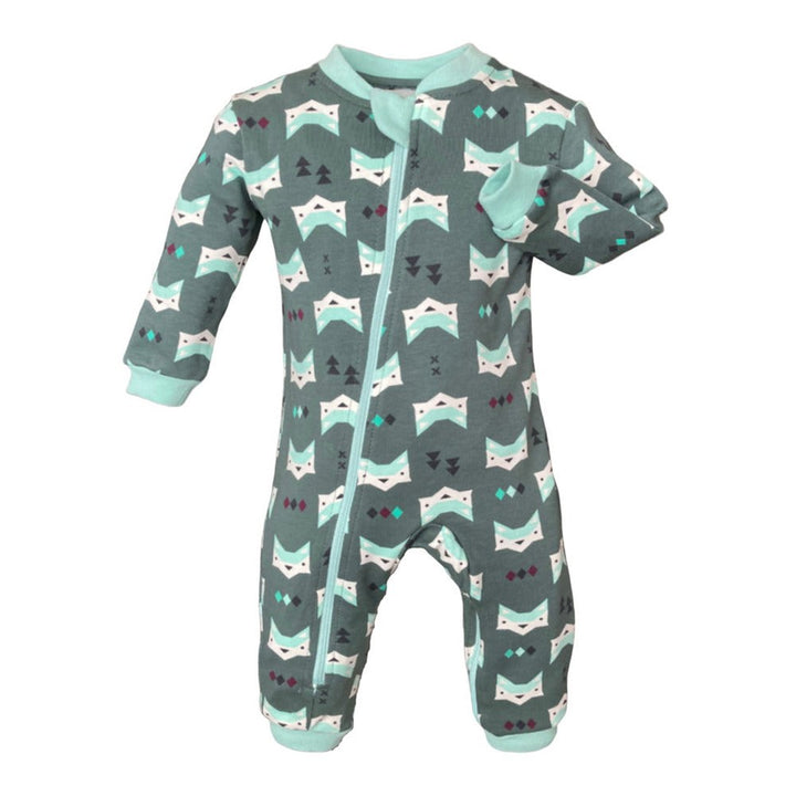 ZippyJamz Organic Cotton Footless Sleeper - Quiet Fox (12-18 Months) Default Title