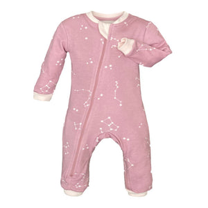 ZippyJamz Organic Cotton Footless Sleeper - Galaxy Love Pink (18-24 Months) Default Title