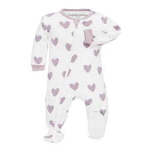 ZippyJamz Organic Cotton Footed Sleeper - Stole My Heart (3-6 Months) Default Title