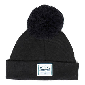 Herschel Baby Beanie Pom - Black (6-18 Months) Default Title