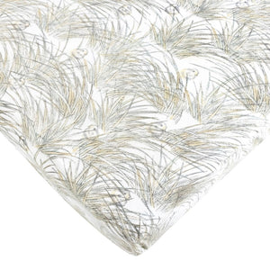 Nest Designs Bamboo-Cotton Blend Fitted Crib Sheet Seagulls and Seagrass