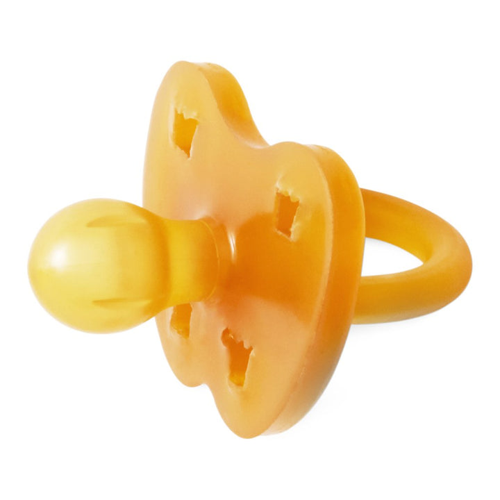 Hevea Natural Rubber Round Classic Pacifier - Natural (3-36 Months)