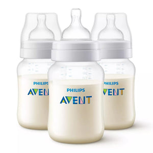 Avent 3-Pack Anti-Colic Baby Bottles Set with AirFree Vent - 9oz Default Title