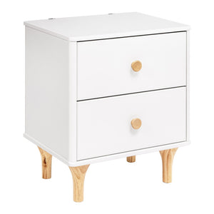 Babyletto Lolly Nightstand - White/Natural Default Title