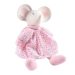 Tikiri Plush Toy with Natural Rubber Head - Meiya the Mouse (9.8 inch) Default Title