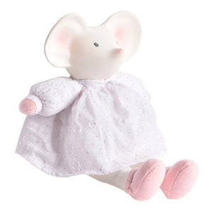 Tikiri Mini Plush Toy with Natural Rubber Head - Meiya the Mouse (8 inch) Default Title