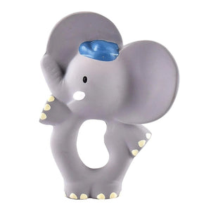 Tikiri Organic Natural Rubber Ring Teether - Alvin the Elephant Default Title