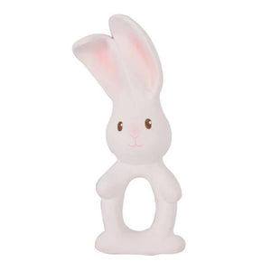 Tikiri Organic Natural Rubber Ring Teether - Havah the Bunny Default Title