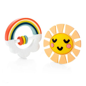 Lucy Darling Baby Teething Toy - Little Rainbow Default Title