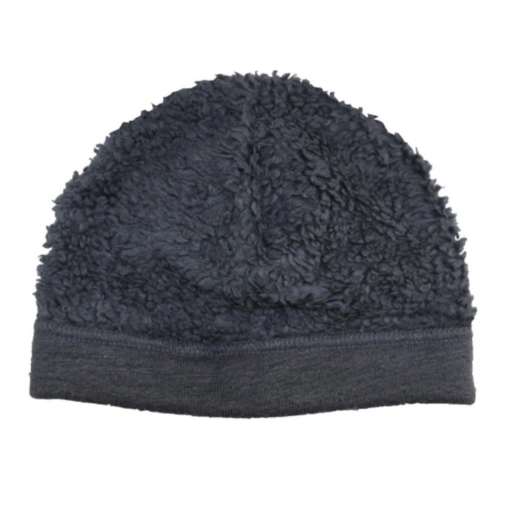 Puffin Gear Organic Cotton Sherpa Beanie - Charcoal (3M, 0-3 Months) Default Title