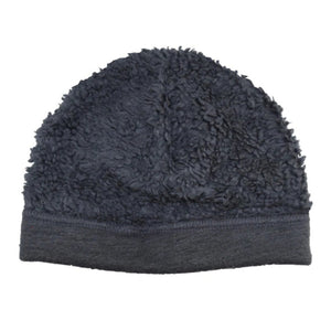 Puffin Gear Organic Cotton Sherpa Beanie - Charcoal (6M, 3-6 Months) Default Title