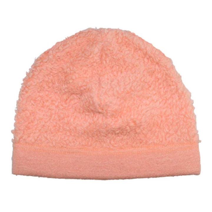 Puffin Gear Organic Cotton Sherpa Beanie - Salmon (6M, 3-6 Months) Default Title