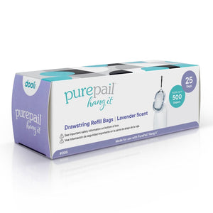 PurePail Refill Bags for Hang It Odor Trapping Diaper Disposal Systems - 25 Bags Default Title