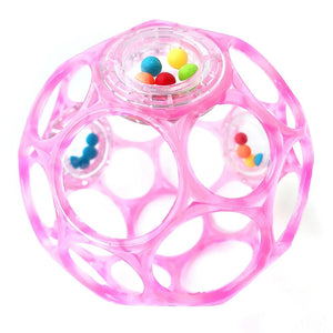 Oball 4 inch Rattle Ball - Pink Default Title